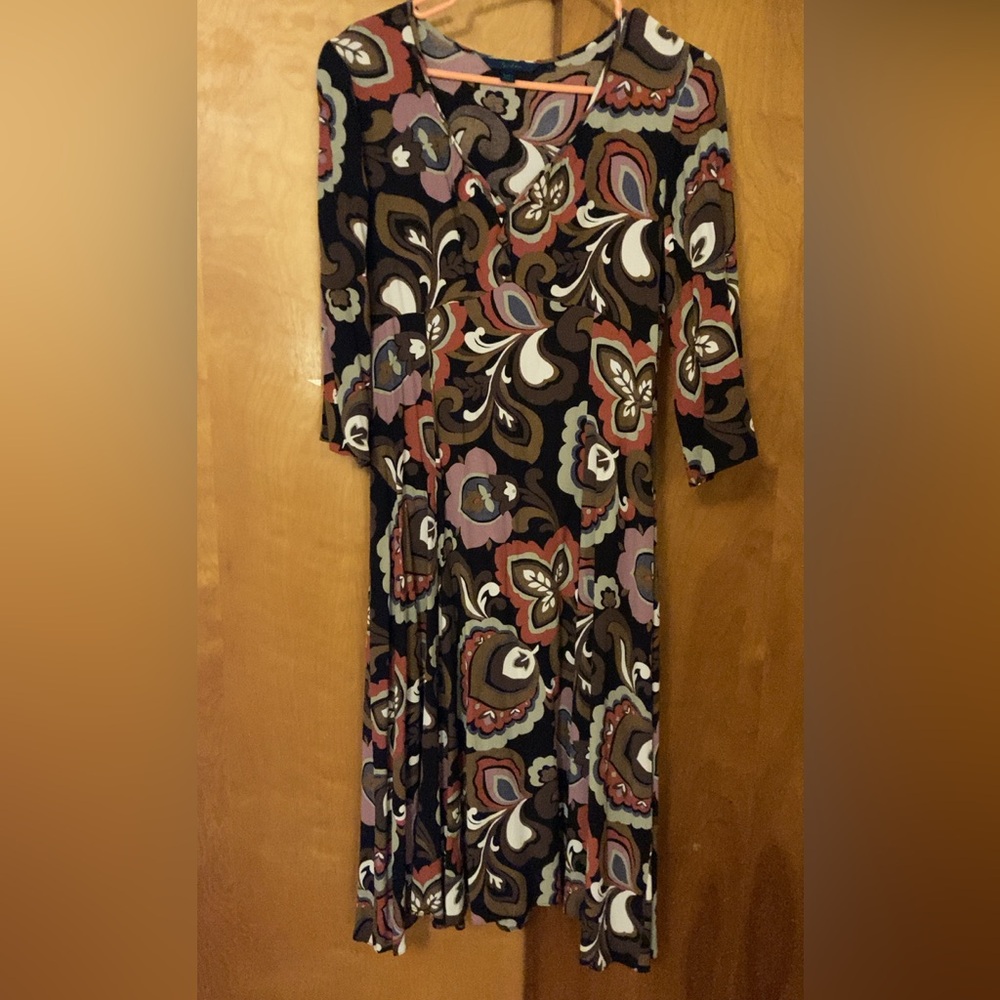 Boden vintage paisley style dress UK 12L US 8L. Please see description.